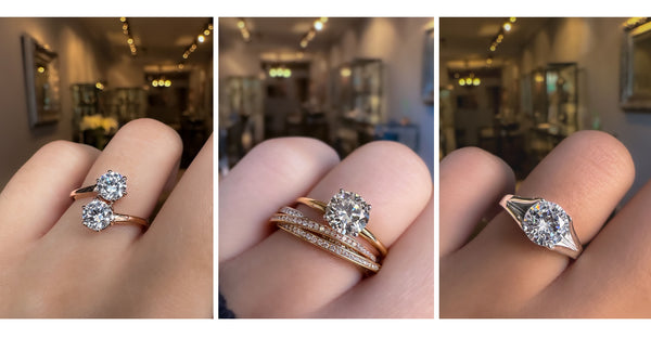 Catherine Angiel Rose Gold Engagement Ring