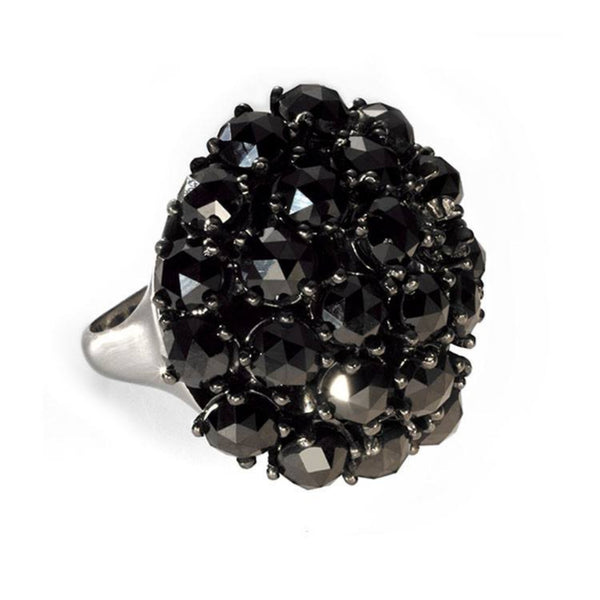 Big black cocktail discount ring