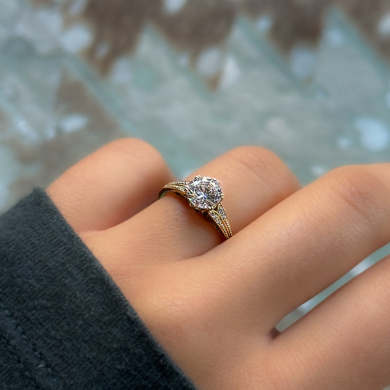 Yellow Gold Vintage Engagement Ring