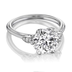 Vintage Inspired Lab Engagement Ring