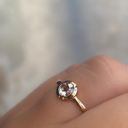 Rose Cut Bezel Ring