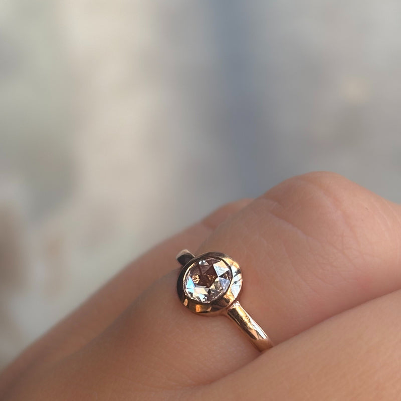 Rose Cut Bezel Ring