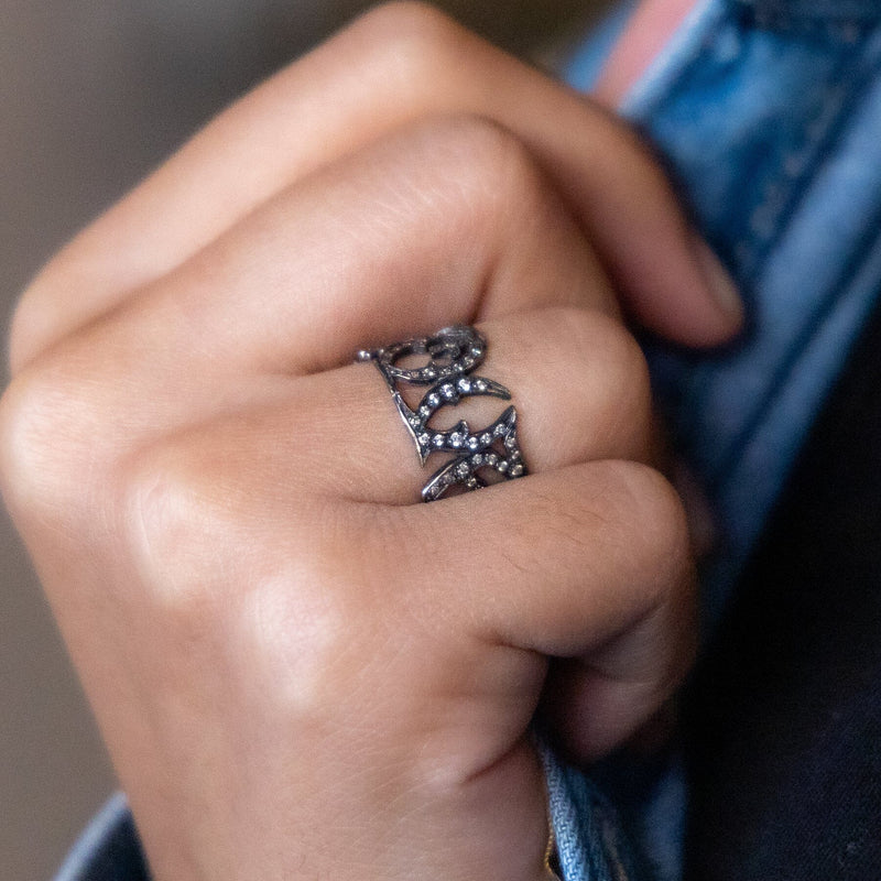 Buy Unique Ruby Stone Modern Vangi Ring Designs One Gram Gold Ring for Women