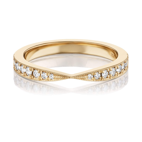 Pinched Diamond Band