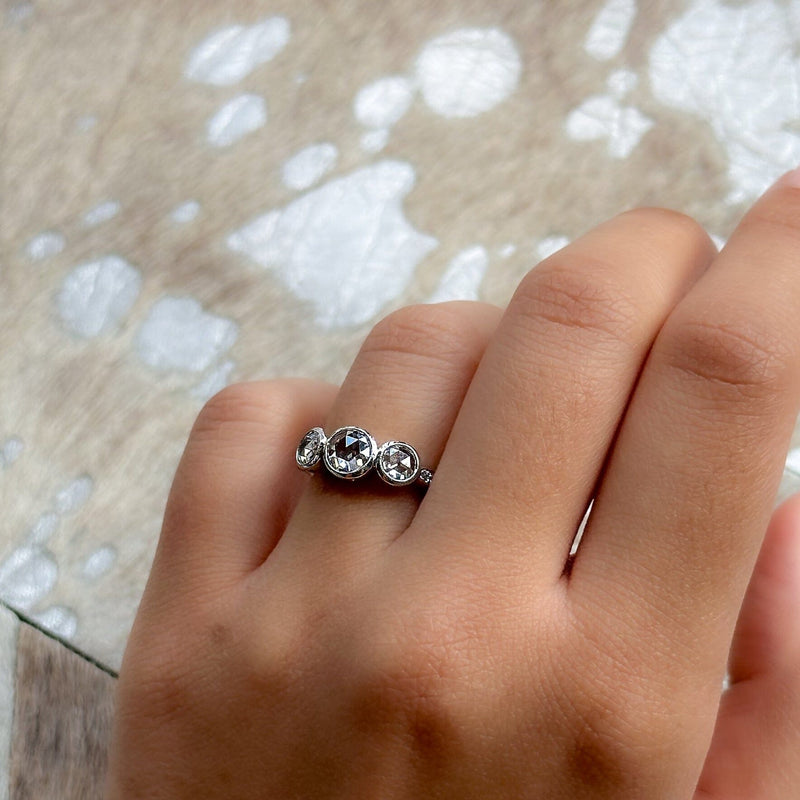 3-Stone Trellis Diamond Engagement Ring | 1025