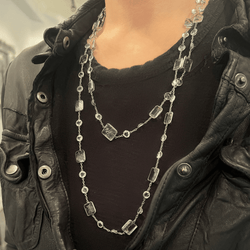 tourmalated quartz necklace