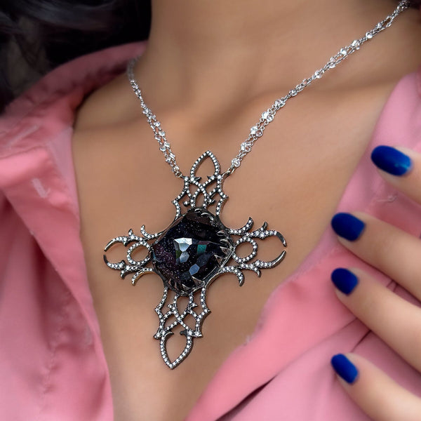 Unique cross necklace