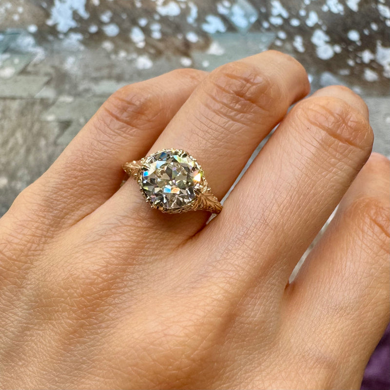 Old European Cut Engagement Ring