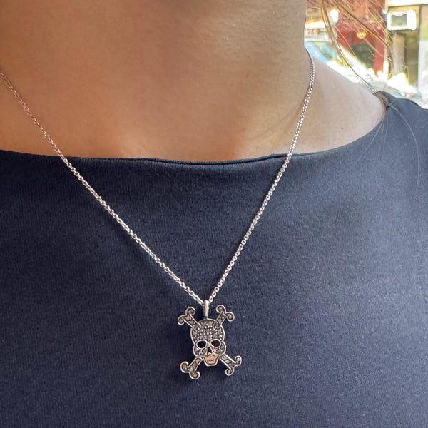 Black Diamond Skull Pendant