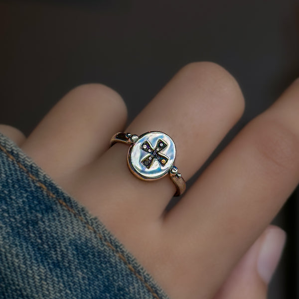 Old Roman Flip Ring