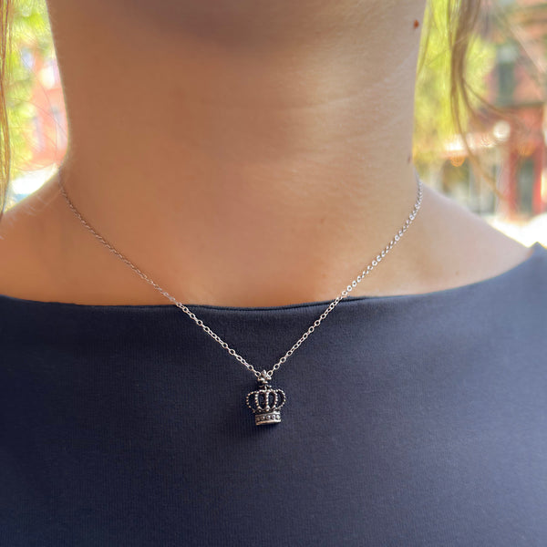 Silver Crown Pendant