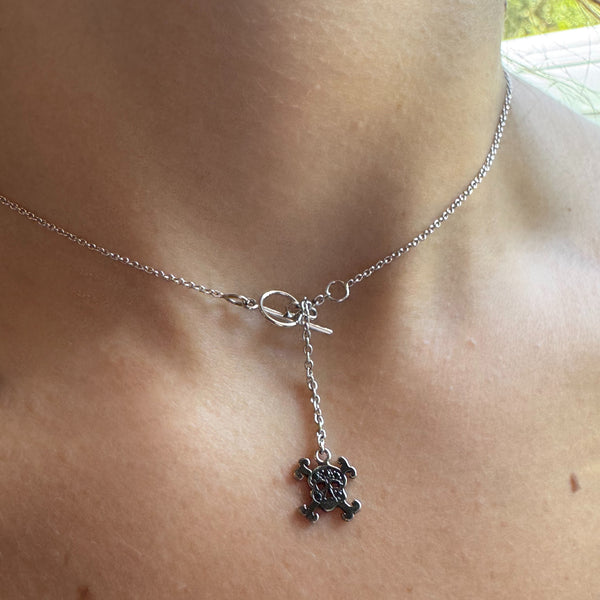 Baby Skull Toggle Necklace