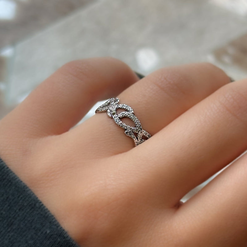 14kt rose gold diamond leaf and vine wedding band, engagement ring ADLR150B