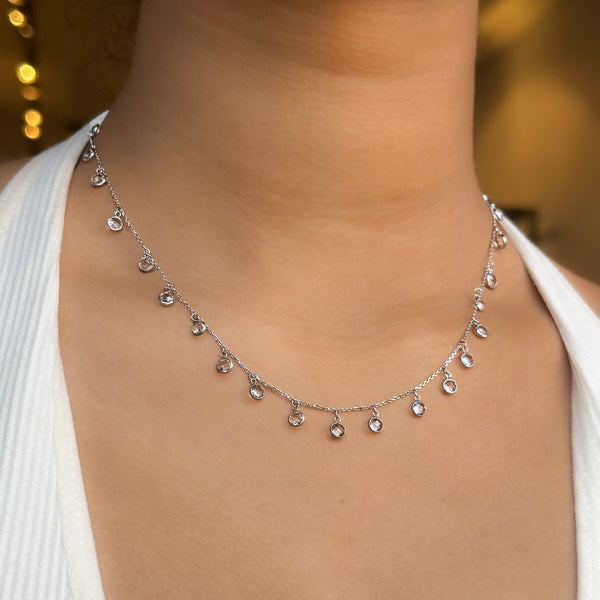 white topaz chain