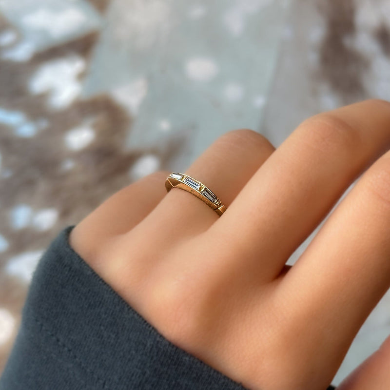 Baguette Wedding Ring - Main Image
