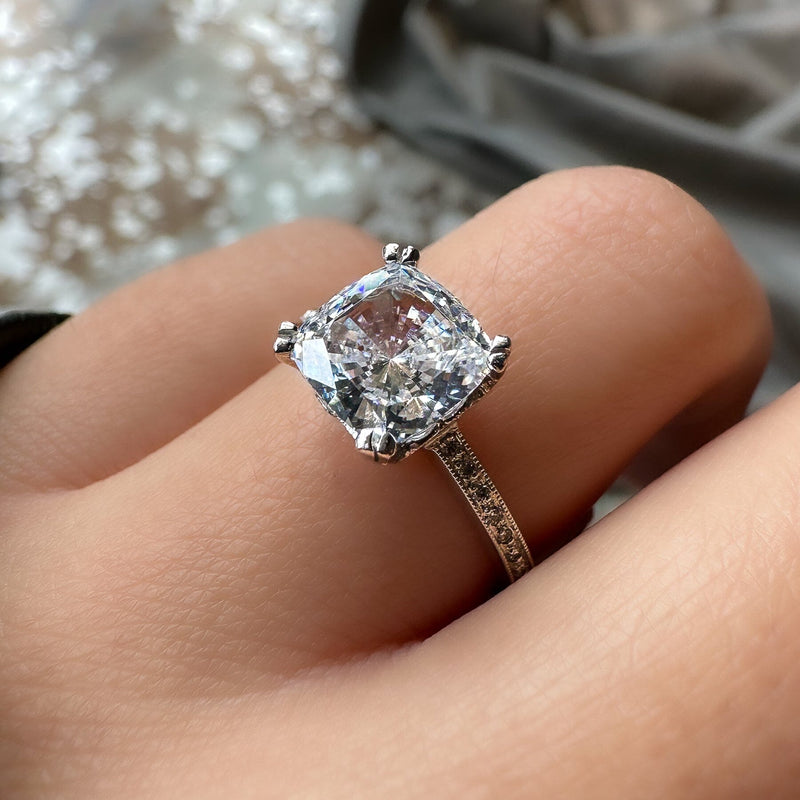 Mid-Century .90 Carat Diamond Engagement Ring, Circa 1950's