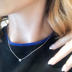 Rose Cut Diamond Necklace