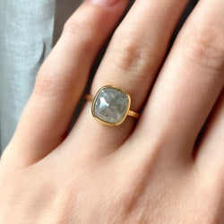Ice Grey Diamond Ring