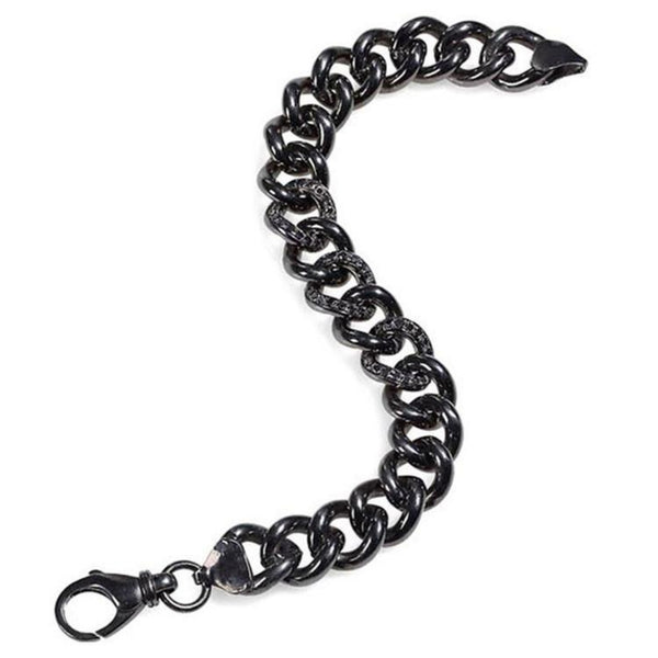 Black Diamond Link Bracelet 