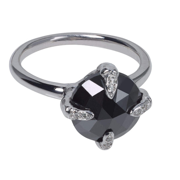 Unique Black Diamond Ring 