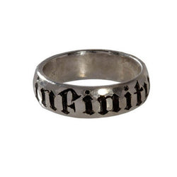 Hammered engraved wedding band