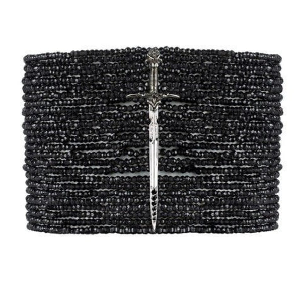 Black spinel bracelet