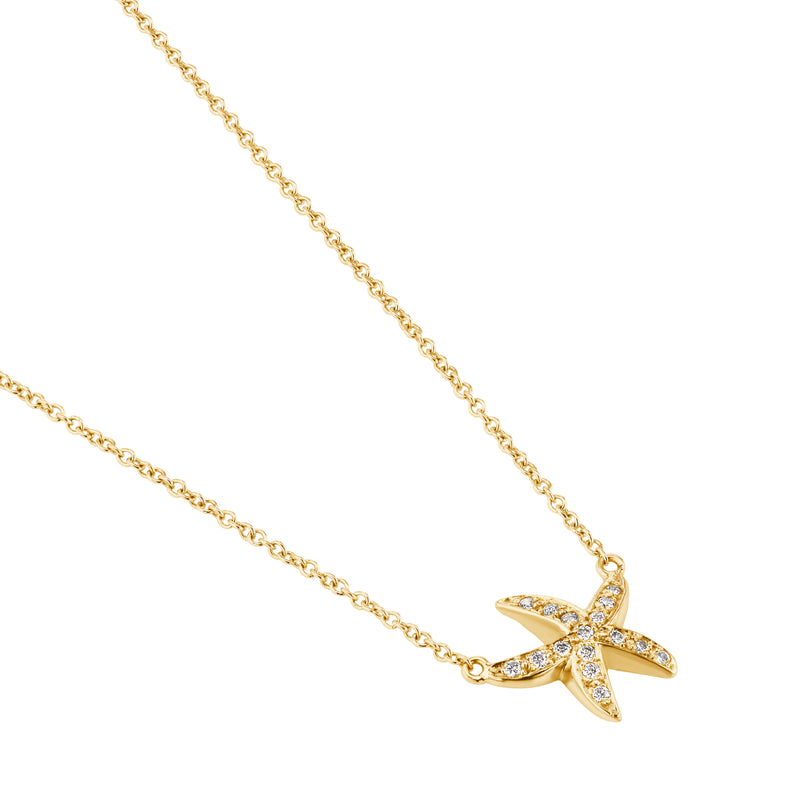Buy Starfish Necklace, Dainty Starfish Necklace, Mermaid Jewelry, Rose Gold  Star Necklace, for Women Online in India - Etsy