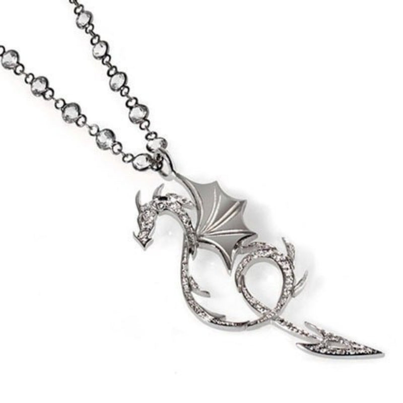 Diamond dragon pendant