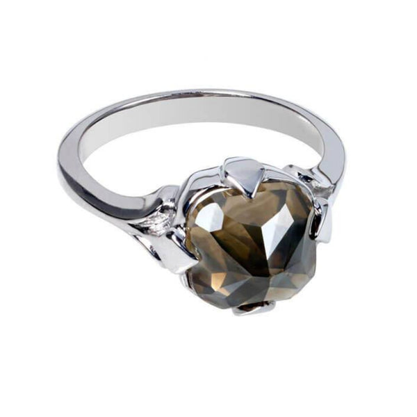 Unique grey diamond ring 