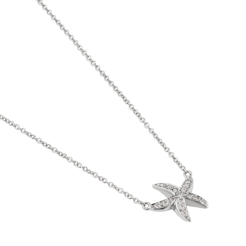 14K Rose Brushed and Polished Sand Dollar Starfish Necklace - Gracious Rose  Jewelry