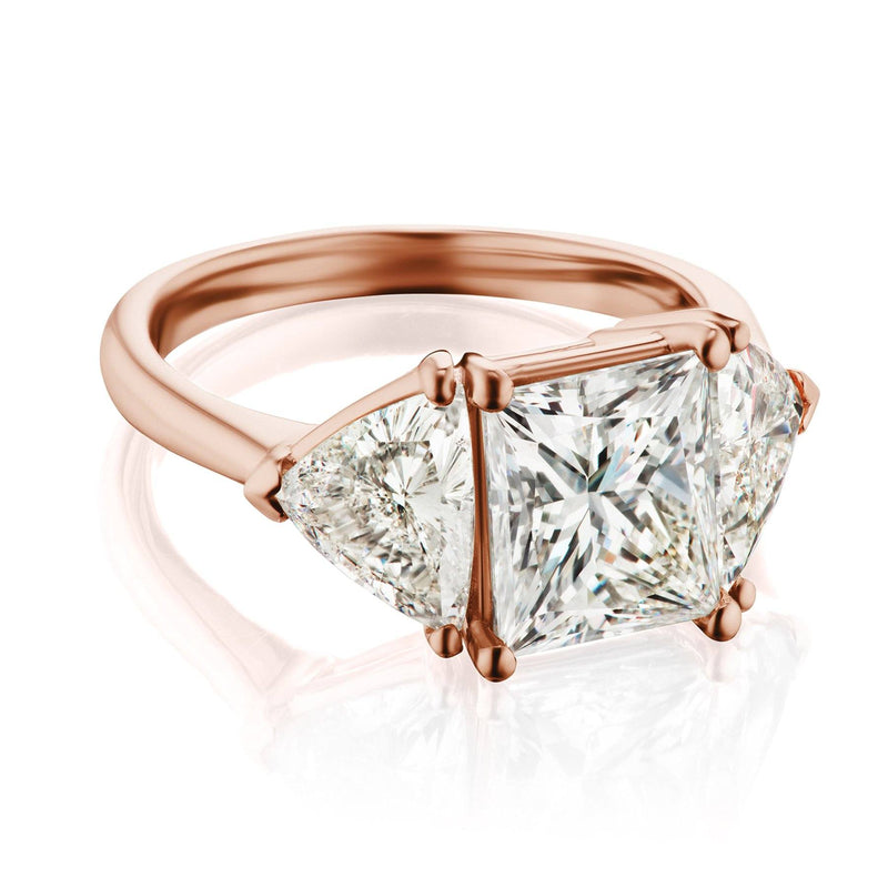 Infinity Engagement Ring Set, 2.63 Ctw Princess Cut Diamond Twist Wedding  Ring Set 14k White Gold Over – BrideStarCo
