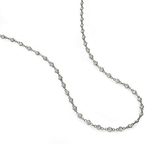 White sapphire chain