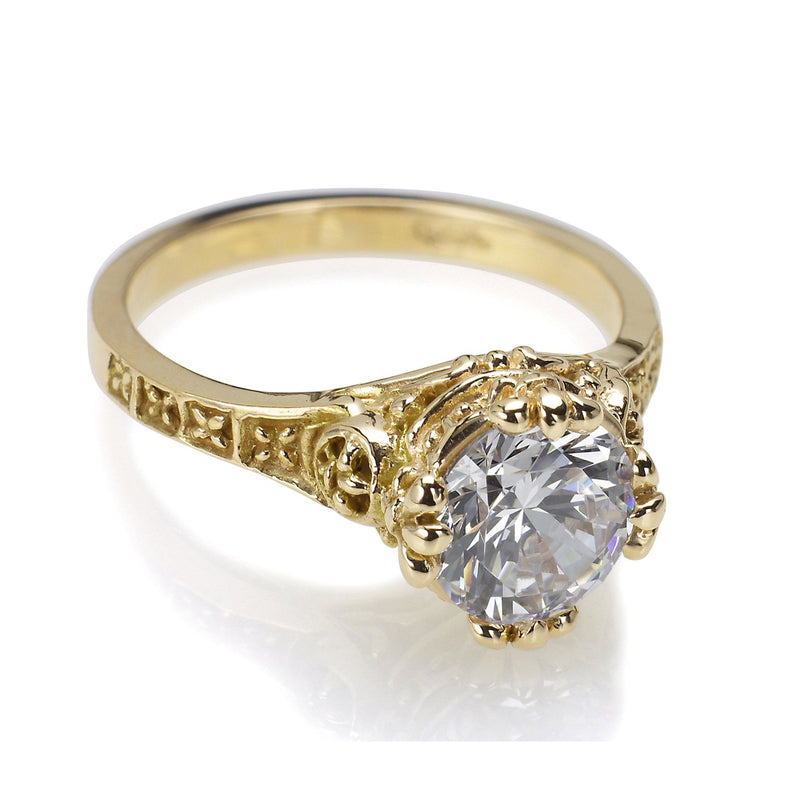 Gothic Style Engagement Ring