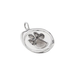 Sterling Silver Paw Pendant For Your Dog
