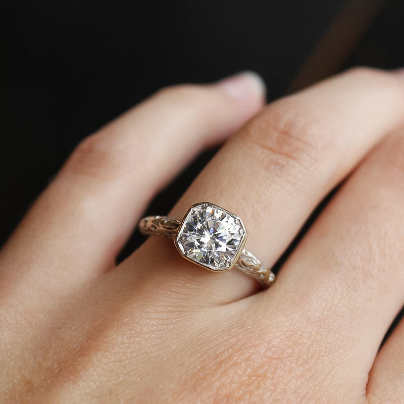 Antique Reproduction Engagement Ring