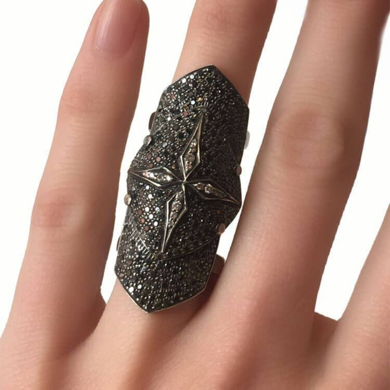 Black Diamond Armor Ring